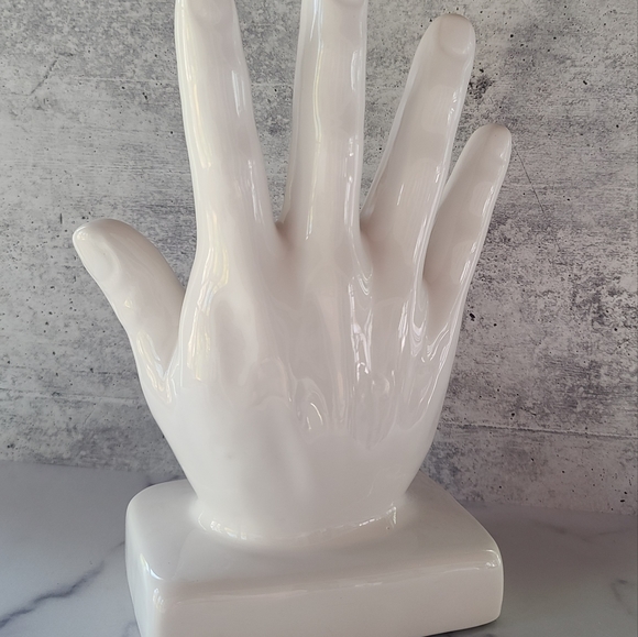 Ceramic White Hand Decor - Picture 2 of 11